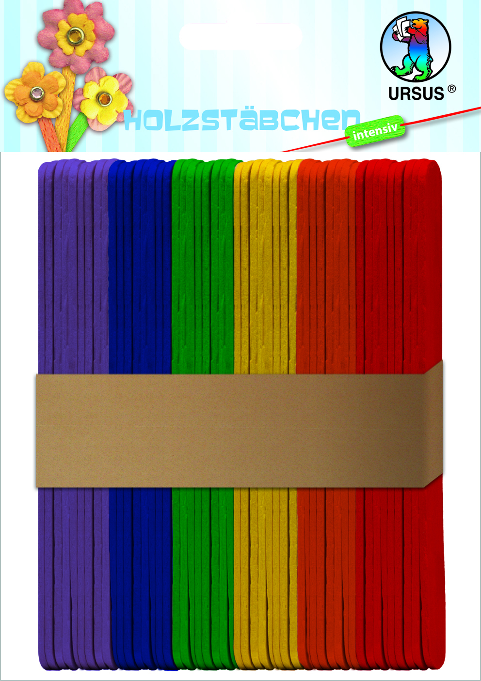 Holzstäbchen 114x10x2mm 50pcs